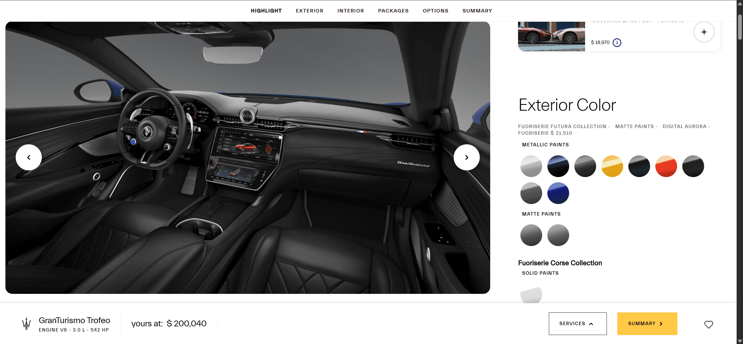 Build Your Maserati 2D Configurator thumbnail 3