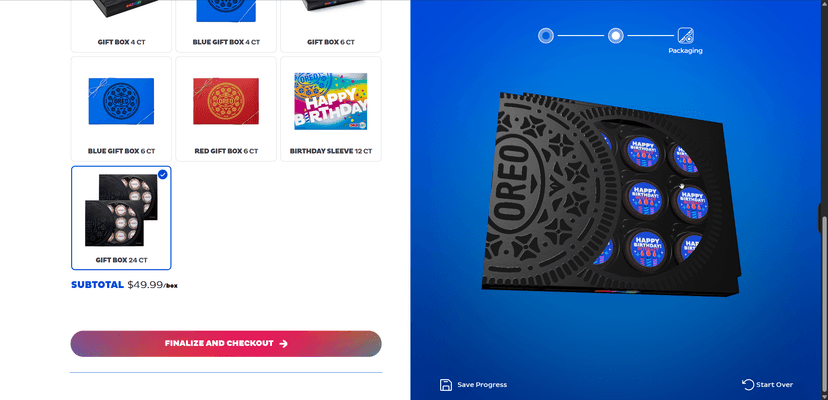 Oreo iD Cookie 3D Configurator by Goodness | Interact Gallery