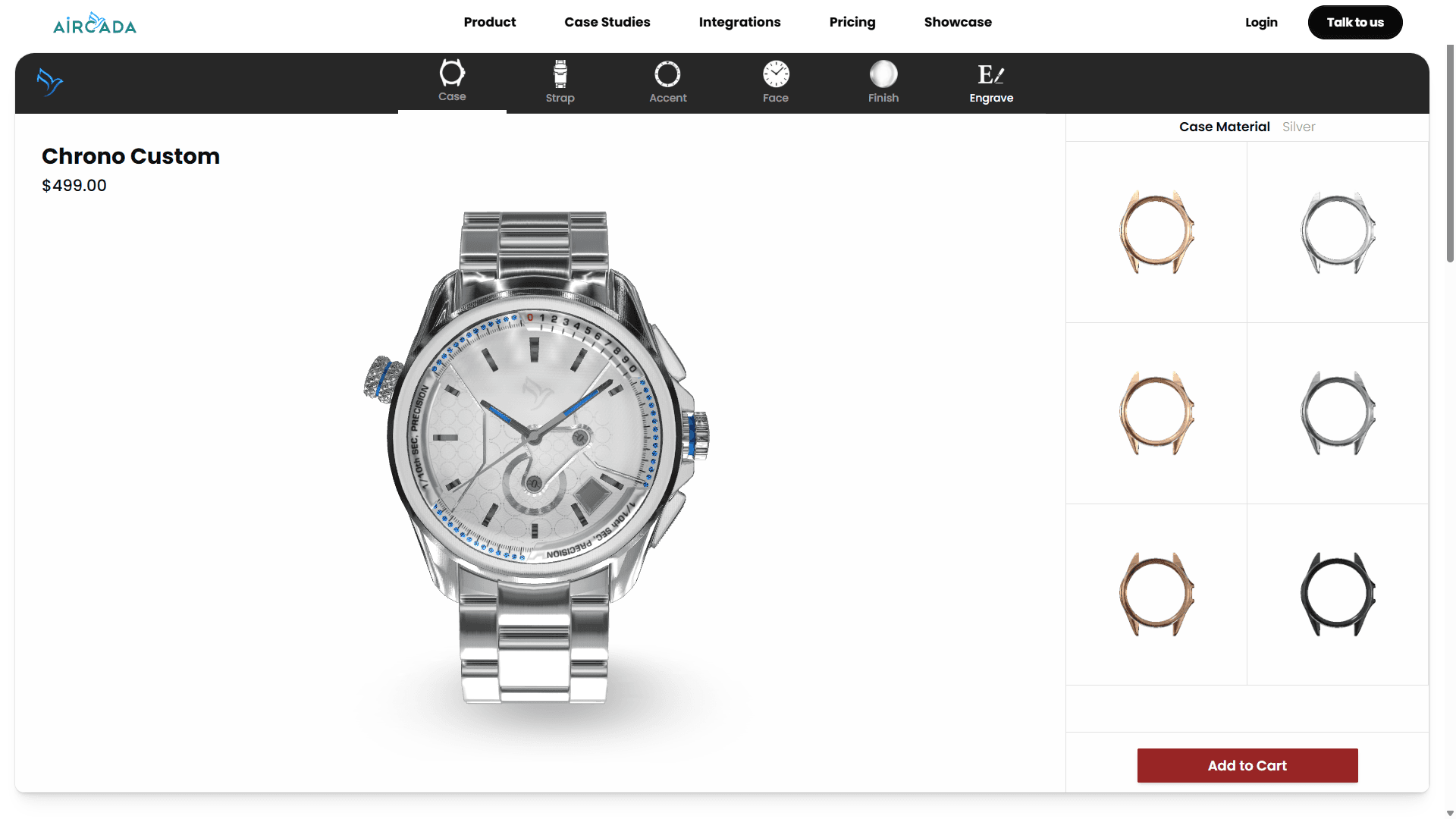 Aircada Watch Configurator
