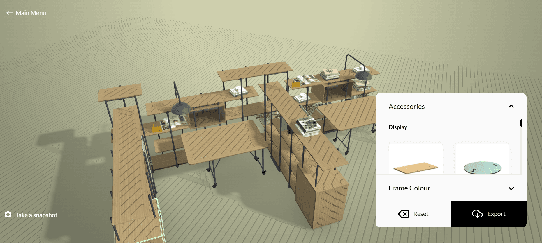 Bamboo Demo 3D Configurator
