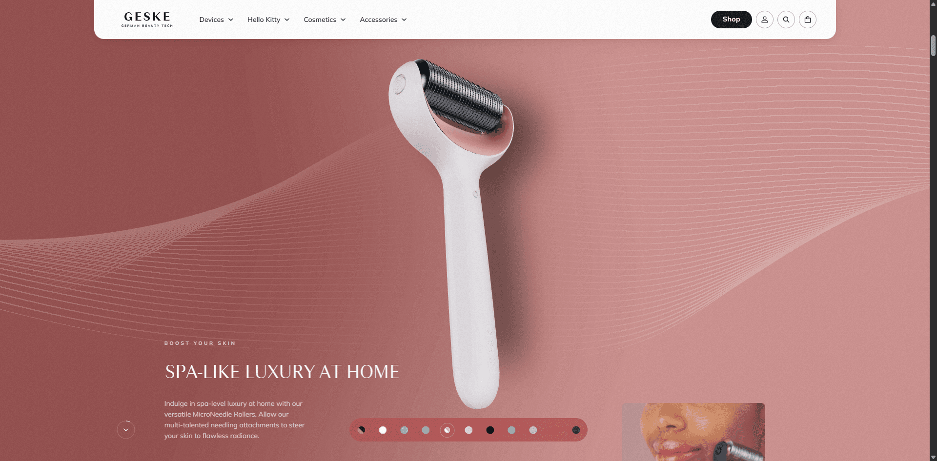 GESKE Micro Needling Interactive 3D Experience screenshot 4