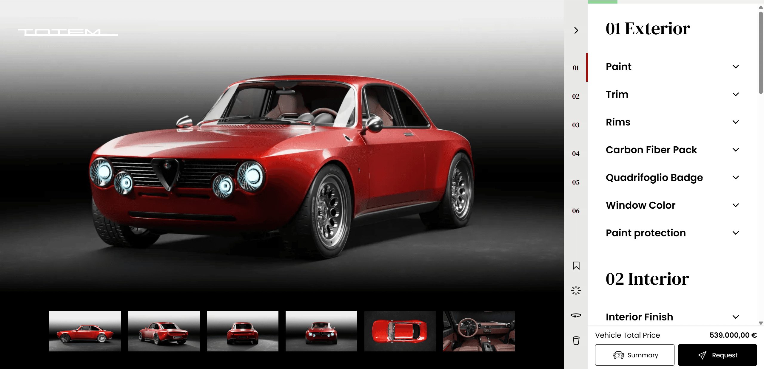 TOTEM Car Configurator